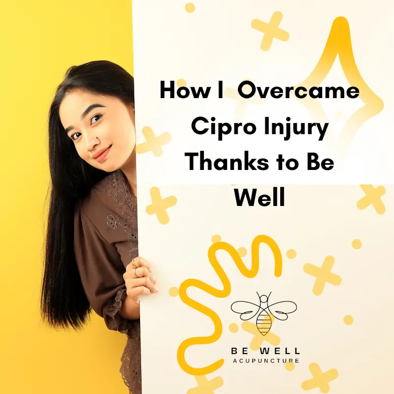 Woman looking around a text message